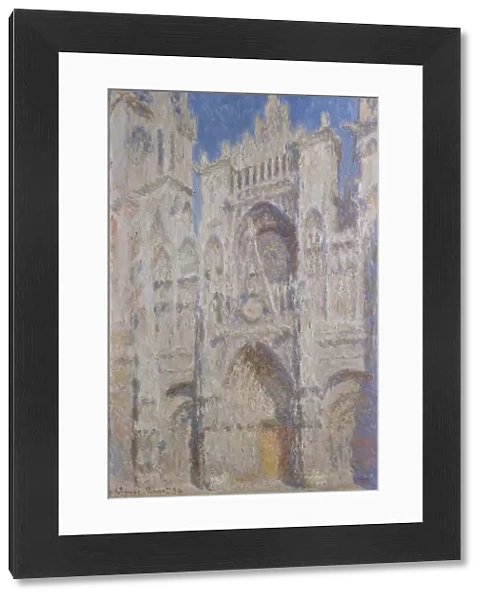 Rouen Cathedral Portal Sunlight 1894 Oil canvas