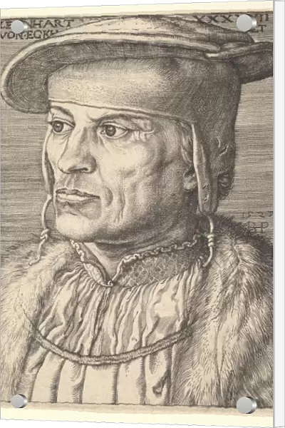 Leonhart von Eck 1527 Engraving second state