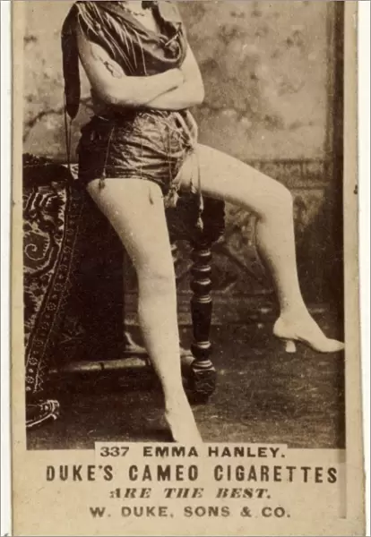 Card Number 337, Emma Hanley, Actors, Actresses series, N145-5, issued, Duke Sons & Co