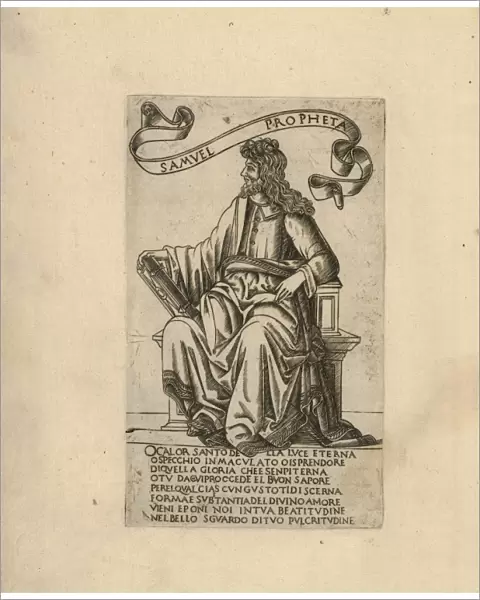 Drawings Prints, Print, Prophet Samuel, Prophets Sibyls, Artist, Francesco Rosselli
