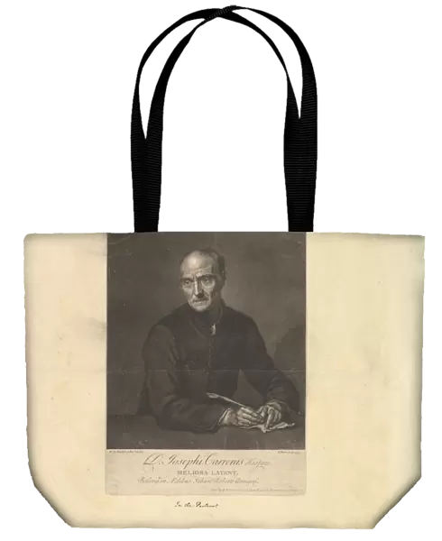Portrait Joseph Carreras 1735 Mezzotint sheet