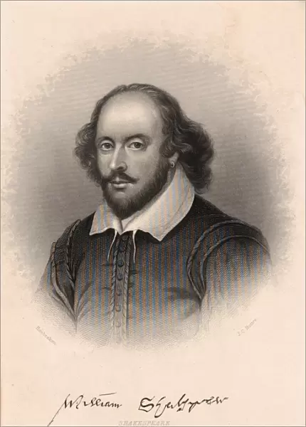 Drawings Prints, Print, William Shakespeare, Sitter, Artist, Engraver, Jacob Houbraken