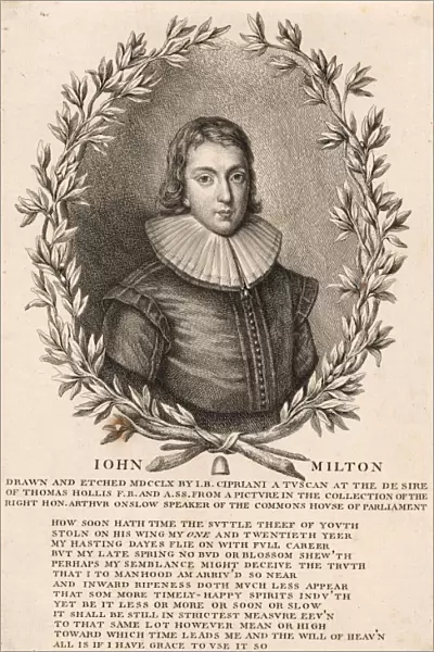 Drawings Prints, Print, John Milton, Author, Sitter, Artist, Subject, Illustrates book