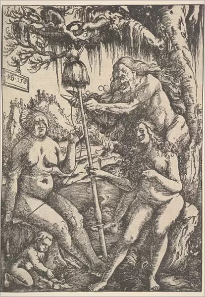 Three Fates Lachesis Atropos Klotho 1513 Woodcut