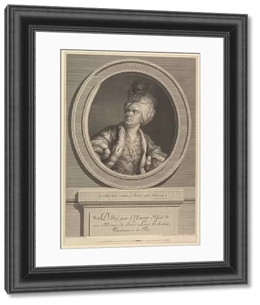 Portrait Henri-Louis Le Kain 1788 Engraving third state