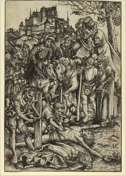 Drawings Prints, Print, Martyrdom St. Erasmus, Artist, Lucas Cranach Elder, German