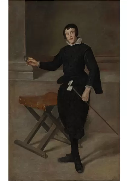 Portrait Jester Calabazas 1631-1632 Diego Velazquez