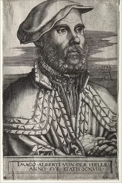 Albert van der Helle 1538 Heinrich Aldegrever