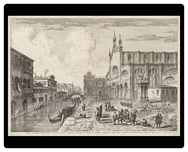 Views Venice Camposs Giovanni e Paolo 1741