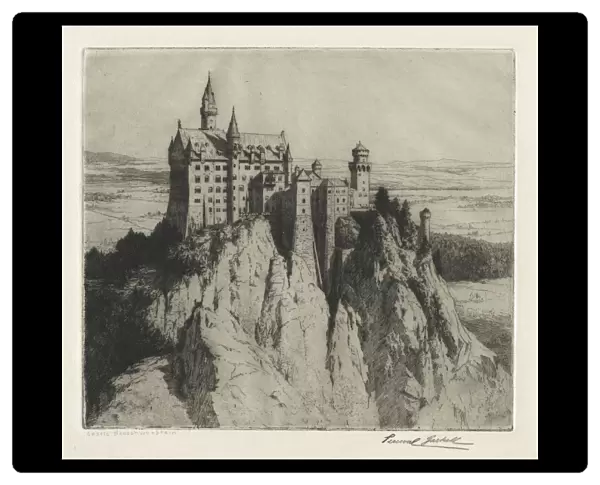 Castle Neuschwanstein late 1800s-early 1900s