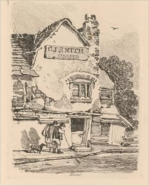 Liber Studiorum Plate 41 House Bristol 1838 John Sell Cotman