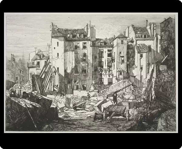 Demolition Openning Rue des Ecoles 1862