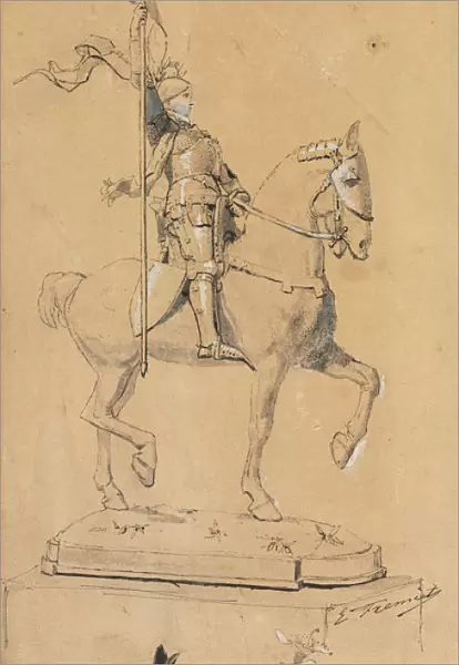 Joan Arc Horseback 1889-1899 Emmanuel Fremiet
