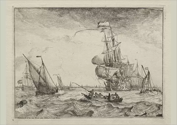 Ships Under Full Sail 1701 Ludolf Backhuysen