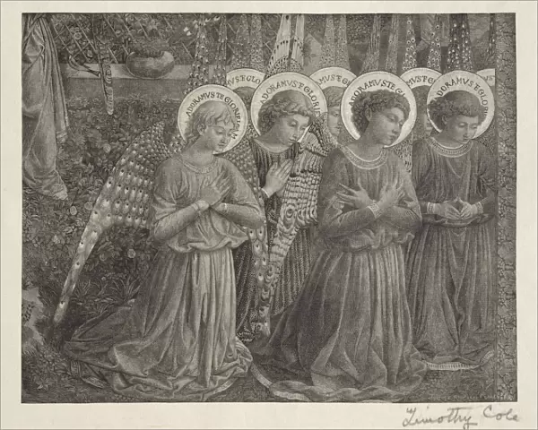 Old Italian Masters Group Angels 1888-1892 Timothy Cole