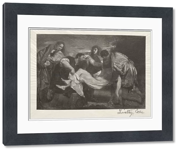 Old Italian Masters Entombment 1889 Timothy Cole