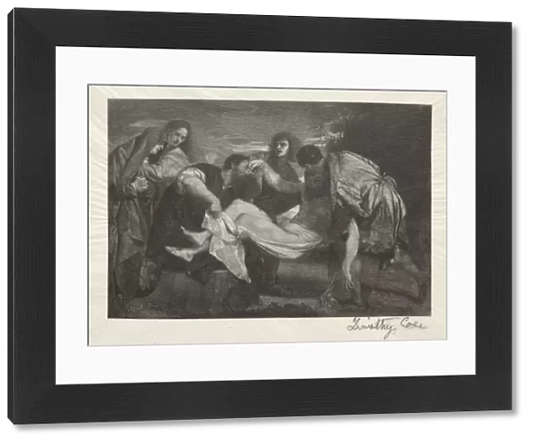 Old Italian Masters Entombment 1889 Timothy Cole