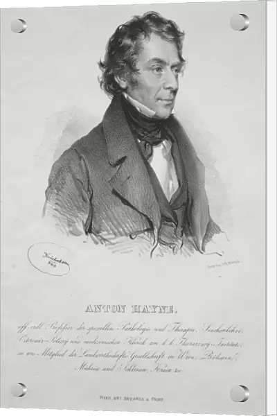 Portrait Dr Anton Hayne 1840 Joseph Kriehuber