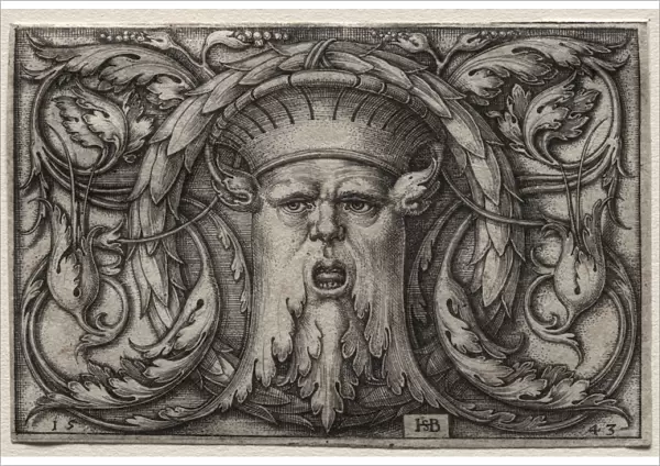 Mask 1543 Hans Sebald Beham German 1500-1550