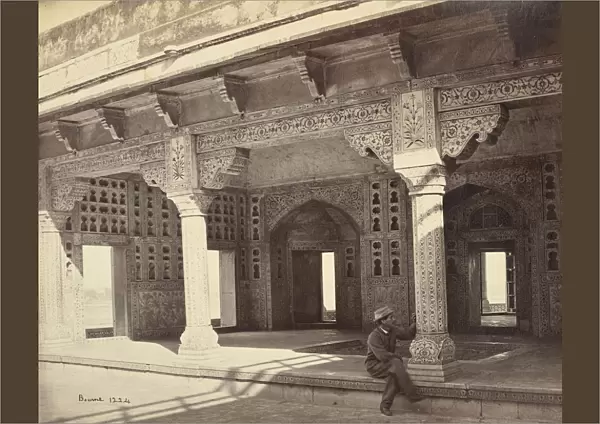 Agra Fort Interior Zenana Showing Mosaic Work
