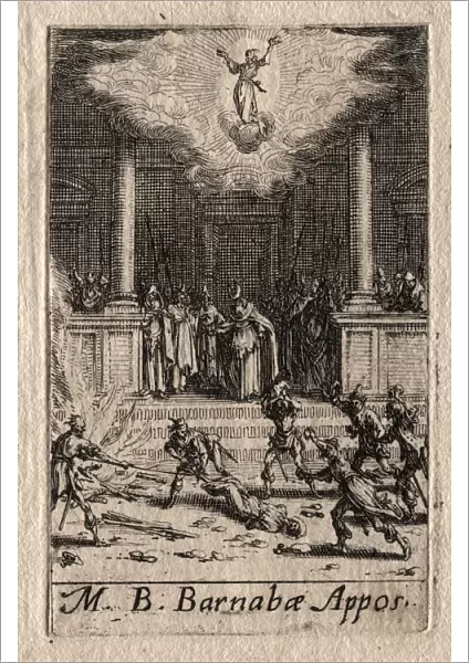 Martyrdom Apostles St. Barnabas Jacques Callot