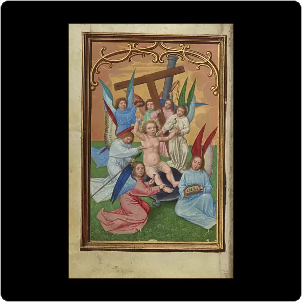 Christ Child Surrounded Instruments Passion Simon Bening
