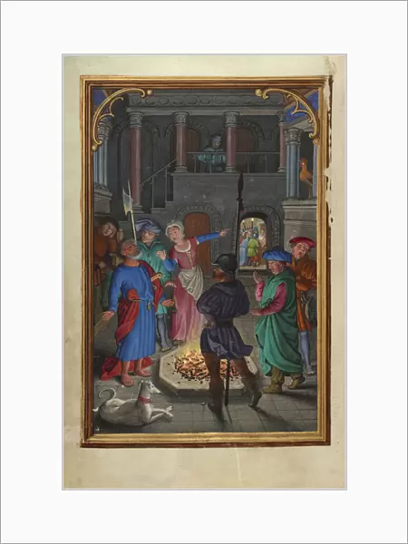 Denial Saint Peter Simon Bening Flemish 1483