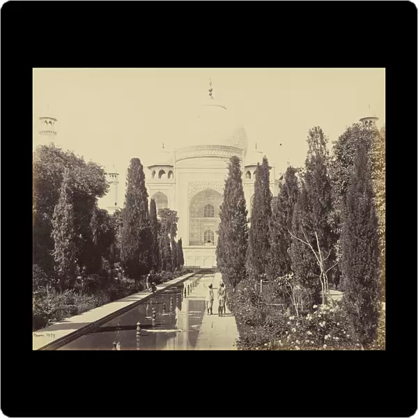 Agra Taj Fountain Samuel Bourne English 1834