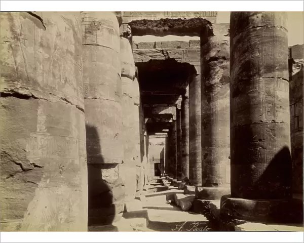Abydos Exterior Temple Exterieur du Antonio Beato