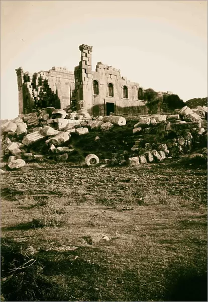 East Jordan Dead Sea Temple Jerash 1900 Gerasa