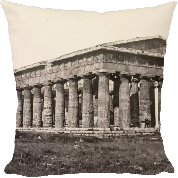 Temple Neptune Paestum Giorgio Sommer Italian
