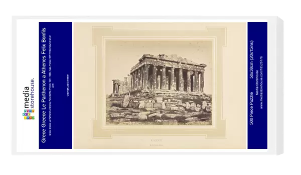 Grece Greece Le Parthenon a Athenes Felix Bonfils