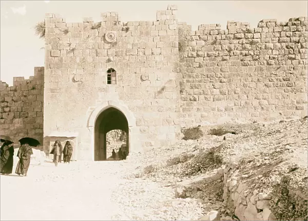 Herod Gate 1898 Middle East Israel Palestine