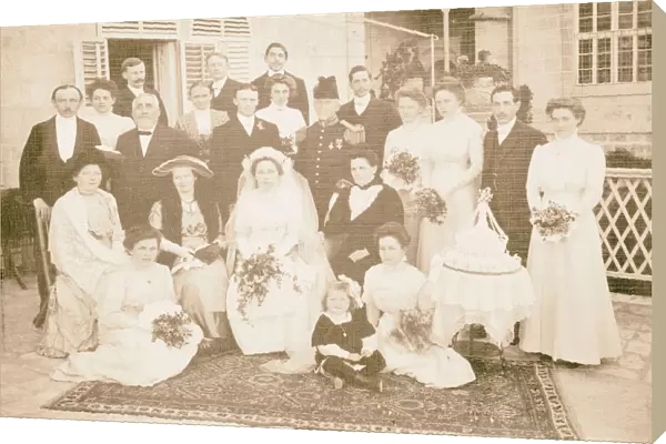 Louis Larson Lewis Larsson wedding group 1912