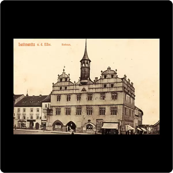Town hall Litoměrice 1911 Usti nad Labem Region