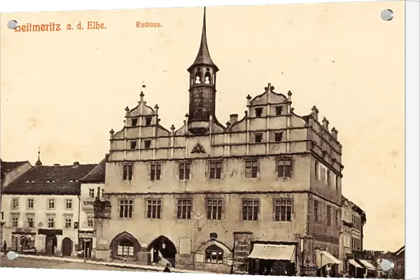 Town hall Litoměrice 1911 Usti nad Labem Region
