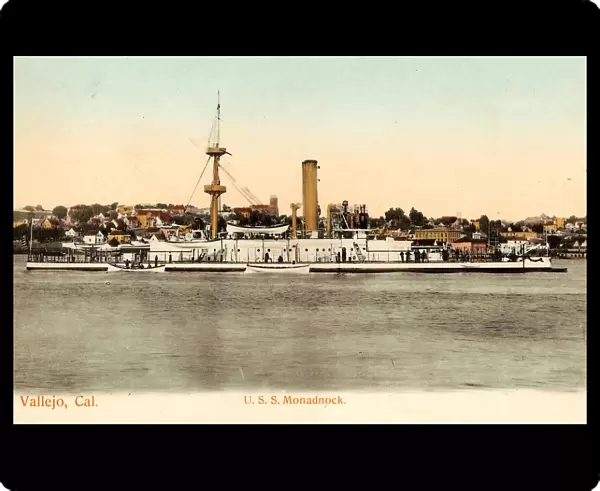 USS Monadnock BM-3 Ports harbors California 1905
