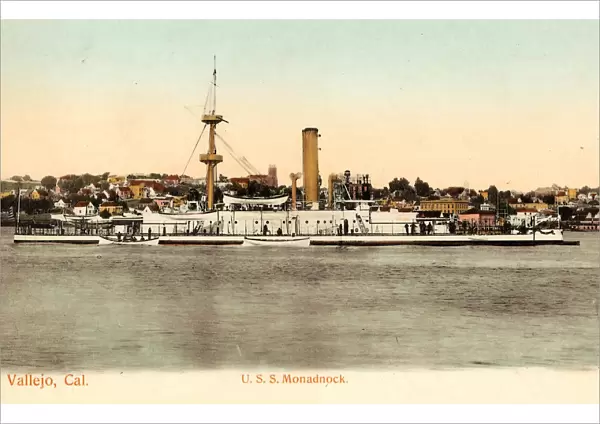 USS Monadnock BM-3 Ports harbors California 1905