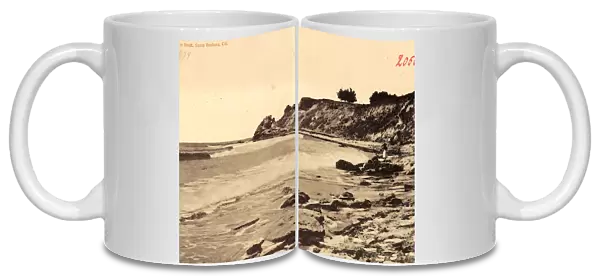 Beaches Santa Barbara California 1906 Castle Rock