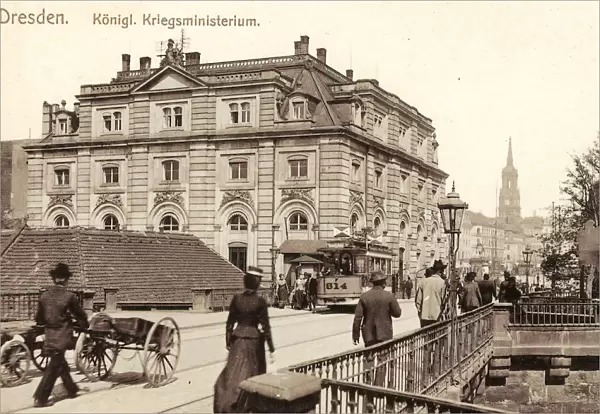 Trams Dresden 514 number Blockhaus Goldener Reiter