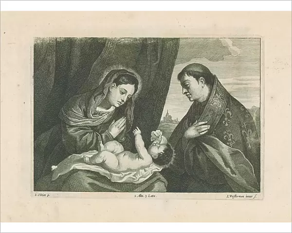 Adoration Christ Mary St. Louis Toulouse Christ Child