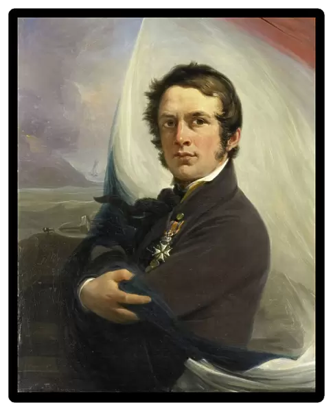 Portrait Jacob Hobein Rescued Dutch Flag under Enemy Fire