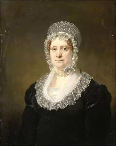 Portrait Sara de Haan Widow Amsterdam Underwriter Cornelis Hartsen
