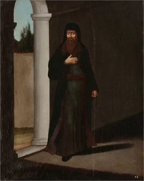 A Greek Priest Greek clergyman Standing full-length portrait