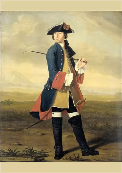 Portrait Ludolf Backhuysen II Painter Uniform
