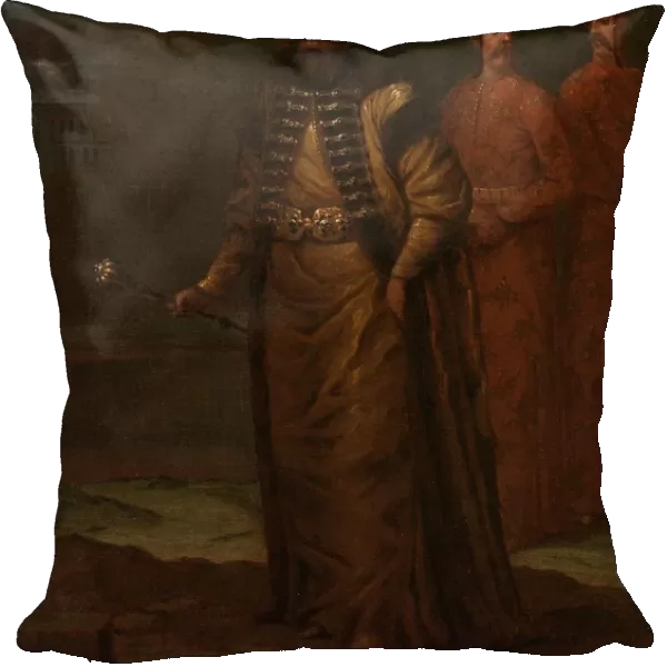 Full portrait Sultan Ahmed III 1673-1736 Jean Baptiste Vanmour