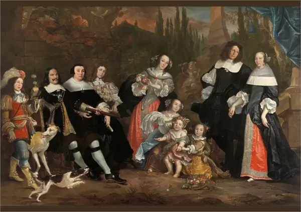 Michiel de Ruyter Family Group portrait family