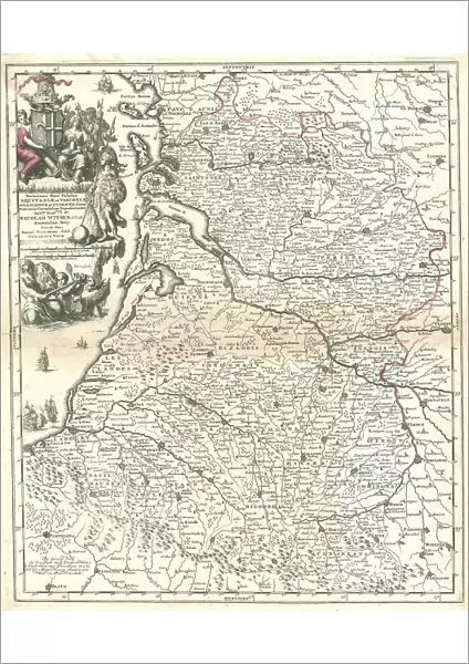 Map Novissimam hanc tabulam Aquitaniae et Vasconiae