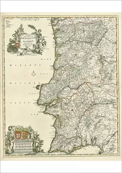 Map Novissima regnorum Portugalliae et Algarbiae descriptio