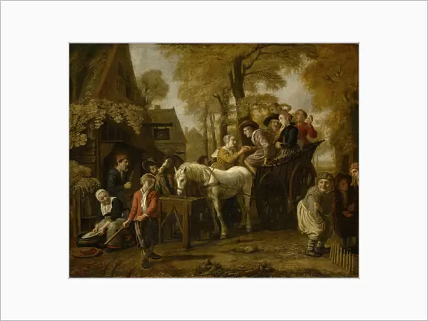 Rural Wedding 1652 oil canvas 73 x 90 cm Signed